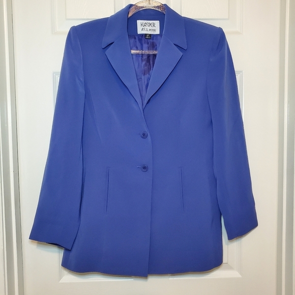 Kasper 2 piece ASL Pant suit Petite Sz 4P - Picture 1 of 12